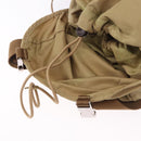 PRADA Backpack Nylon Beige Silver Auth 194982-10