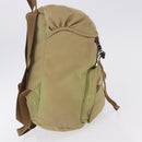 PRADA Backpack Nylon Beige Silver Auth 194982-4
