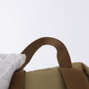 PRADA Backpack Nylon Beige Silver Auth 194982-14