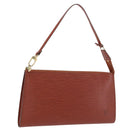 LOUIS VUITTON Epi Pochette Accessoires Accessory Pouch Brown M52983 Auth 194983A-1