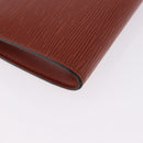 LOUIS VUITTON Epi Pochette Accessoires Accessory Pouch Brown M52983 Auth 194983A-9