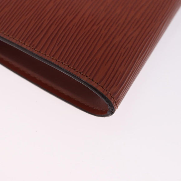 LOUIS VUITTON Epi Pochette Accessoires Accessory Pouch Brown M52983 Auth 194983A