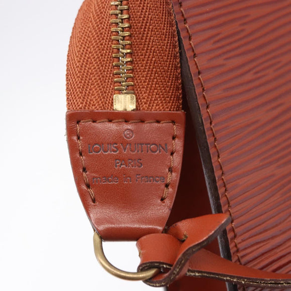 LOUIS VUITTON Epi Pochette Accessoires Accessory Pouch Brown M52983 Auth 194983A