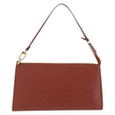 LOUIS VUITTON Epi Pochette Accessoires Accessory Pouch Brown M52983 Auth 194983A-13