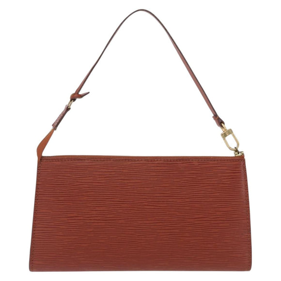 LOUIS VUITTON Epi Pochette Accessoires Accessory Pouch Brown M52983 Auth 194983A