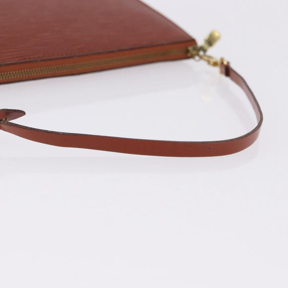 LOUIS VUITTON Epi Pochette Accessoires Accessory Pouch Brown M52983 Auth 194983A