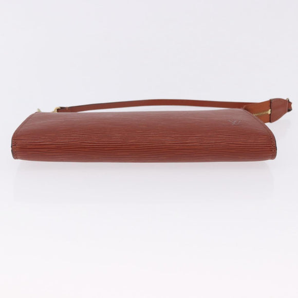 LOUIS VUITTON Epi Pochette Accessoires Accessory Pouch Brown M52983 Auth 194983A