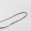 BALLY Chain Shoulder Bag Leather Black Gold Auth 194985A-8