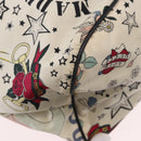 GUCCI Shoulder Bag Nylon Ivory Auth 194989A-13