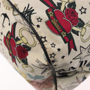 GUCCI Shoulder Bag Nylon Ivory Auth 194989A-14