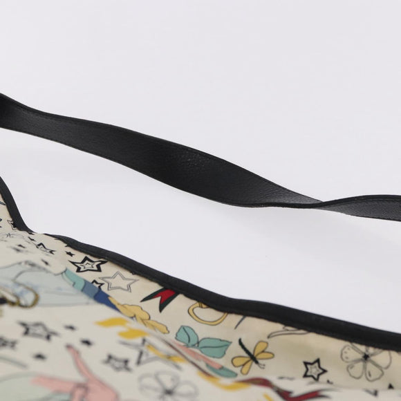 GUCCI Shoulder Bag Nylon Ivory Auth 194989A