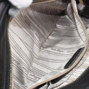 Salvatore Ferragamo Gancini Hand Bag Harako Leather 2way Beige Gold Auth 194990A-28