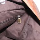 GUCCI GG Crystal Boston Bag Coated Canvas Beige 153240 Auth 194991-20