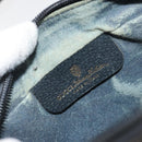 GUCCI GG Supreme Sherry Line Shoulder Bag PVC Navy Gold Auth 194995-10