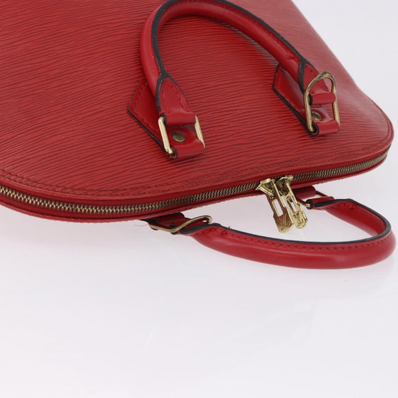 LOUIS VUITTON Epi Alma Hand Bag Castilian Red M52147 LV Auth 194996A