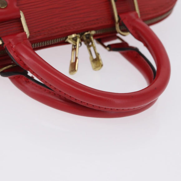 LOUIS VUITTON Epi Alma Hand Bag Castilian Red M52147 LV Auth 194996A