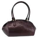 LOUIS VUITTON Vernis Sherwood PM Shoulder Bag Amarante M91493 LV Auth 194997-1