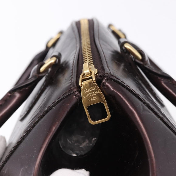 LOUIS VUITTON Vernis Sherwood PM Shoulder Bag Amarante M91493 LV Auth 194997