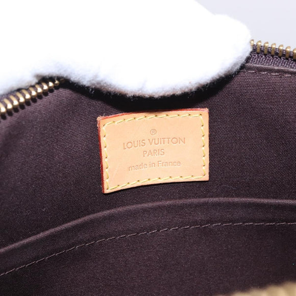 LOUIS VUITTON Vernis Sherwood PM Shoulder Bag Amarante M91493 LV Auth 194997