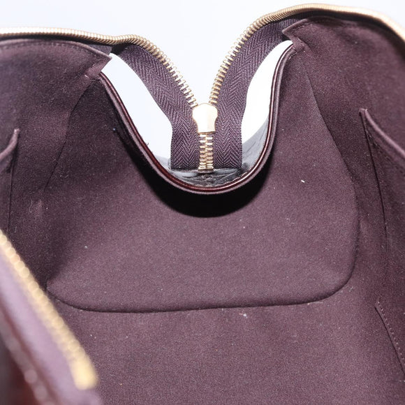 LOUIS VUITTON Vernis Sherwood PM Shoulder Bag Amarante M91493 LV Auth 194997