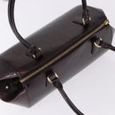 LOUIS VUITTON Vernis Sherwood PM Shoulder Bag Amarante M91493 LV Auth 194997-8