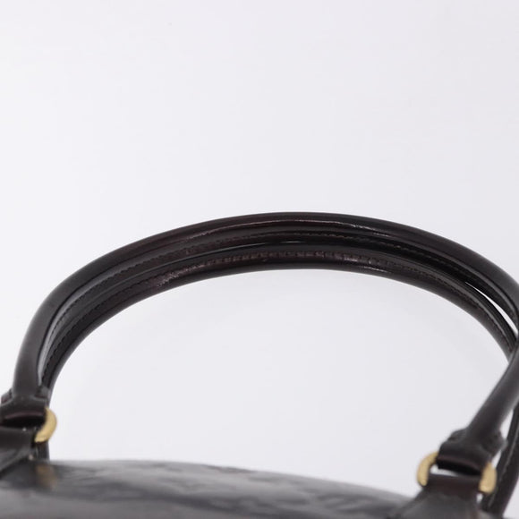 LOUIS VUITTON Vernis Sherwood PM Shoulder Bag Amarante M91493 LV Auth 194997