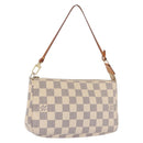 LOUIS VUITTON Damier Azur Pochette Accessoires Pouch N51986 LV Auth 194999-1
