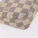 LOUIS VUITTON Damier Azur Pochette Accessoires Pouch N51986 LV Auth 194999-16