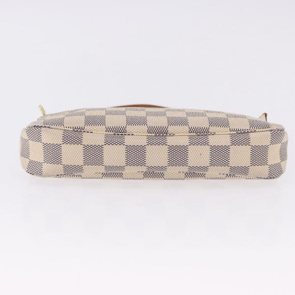 LOUIS VUITTON Damier Azur Pochette Accessoires Pouch N51986 LV Auth 194999