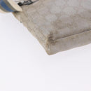 GUCCI GG Canvas Waist Bag Silver 28566 Auth 195000-17