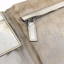 GUCCI GG Canvas Waist Bag Silver 28566 Auth 195000-18