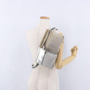 GUCCI GG Canvas Waist Bag Silver 28566 Auth 195000-24