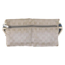 GUCCI GG Canvas Waist Bag Silver 28566 Auth 195000-2