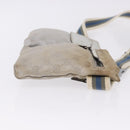 GUCCI GG Canvas Waist Bag Silver 28566 Auth 195000-3