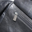 CHANEL Matelasse Chain Shoulder Bag Patent Leather Black Silver CC Auth 195001-20