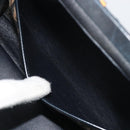 Christian Dior Trotter Canvas Hand Bag Navy Gold Auth 195002-22