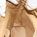 GUCCI Bamboo Backpack Suede Beige Gold 003 2058 0016 Auth 195005-21