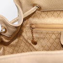 GUCCI Bamboo Backpack Suede Beige Gold 003 2058 0016 Auth 195005-23