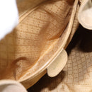 GUCCI Bamboo Backpack Suede Beige Gold 003 2058 0016 Auth 195005-24