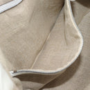 GUCCI Chain Shoulder Bag Leather White Gold 290682 Auth 195007A-21