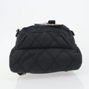 PRADA Body Bag Nylon Black Silver Auth 195008A-5