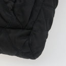 PRADA Body Bag Nylon Black Silver Auth 195008A-16