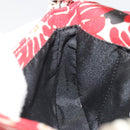 FENDI Mamma Baguette Hand Bag Canvas Red Silver Auth 195011SM-23