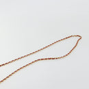 BALLY Chain Shoulder Bag Leather Red Gold Auth 195012-8