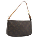 LOUIS VUITTON Monogram Pochette Accessoires Pouch M51980 LV Auth 195016-1
