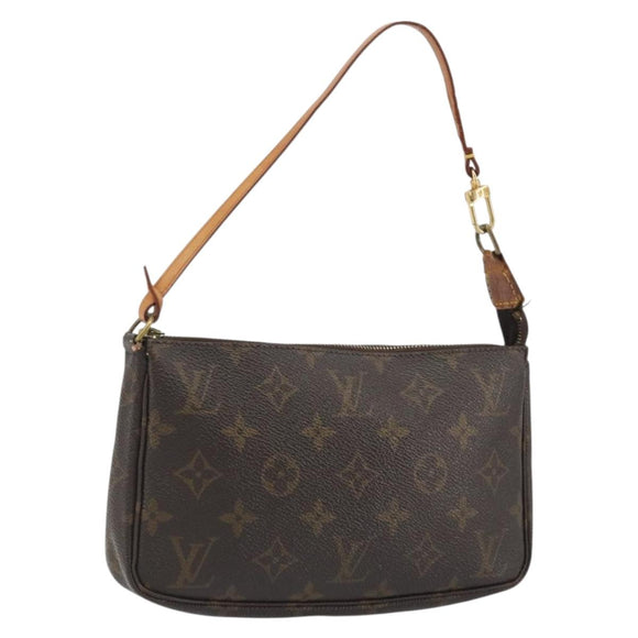 LOUIS VUITTON Monogram Pochette Accessoires Pouch M51980 LV Auth 195016