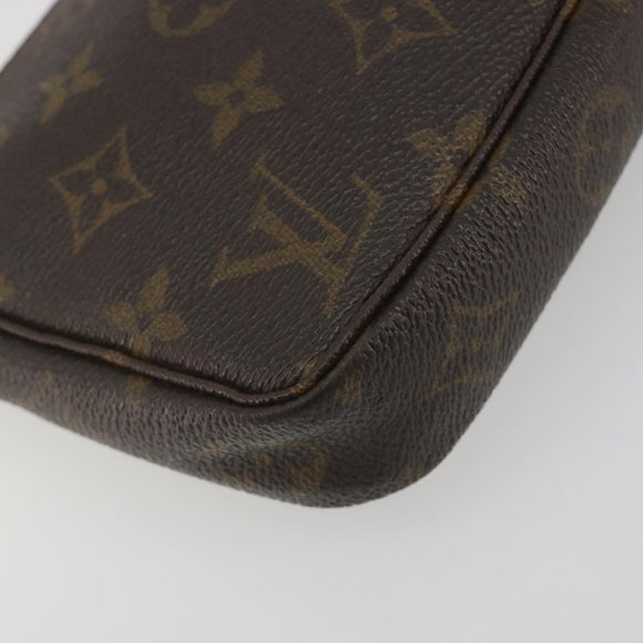 LOUIS VUITTON Monogram Pochette Accessoires Pouch M51980 LV Auth 195016