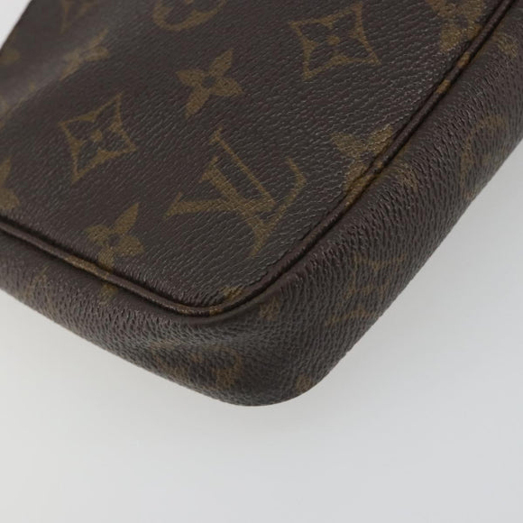 LOUIS VUITTON Monogram Pochette Accessoires Pouch M51980 LV Auth 195016