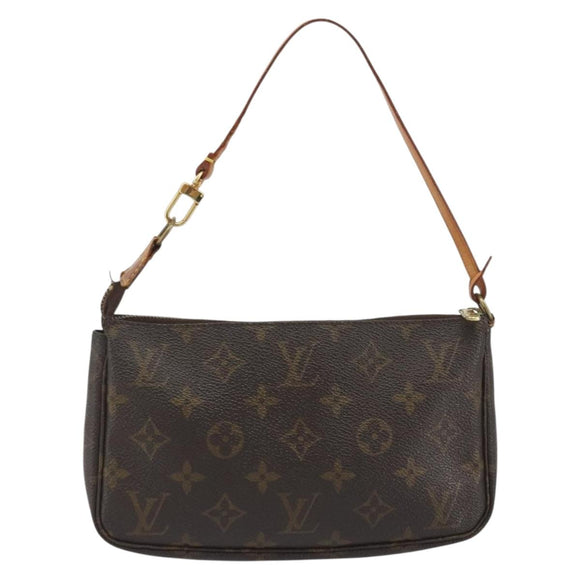 LOUIS VUITTON Monogram Pochette Accessoires Pouch M51980 LV Auth 195016