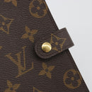 LOUIS VUITTON Monogram Agenda PM Day Planner Cover R20005 LV Auth 195017-12